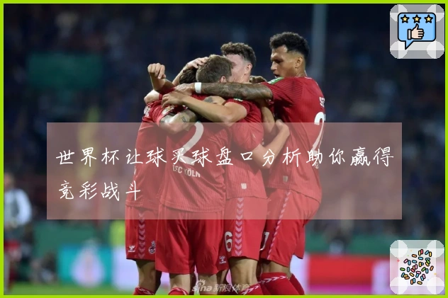 世界杯让球买球盘口分析助你赢得竞彩战斗